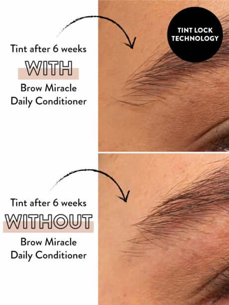 Brow Miracle Daily Conditioner HD Brows Brow Miracle Conditioner Begrüssen Sie die neue und verbesserte Version unseres meistverkauften Tint Lock Serums. Brow Miracle Daily Conditioner ist vollgepackt mit super pflegenden Wirkstoffen, die Ihre Augenbrauen