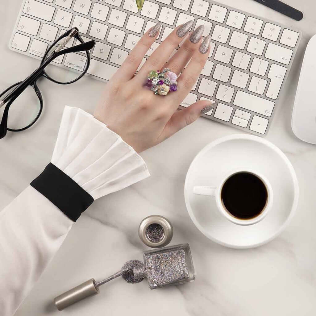 0272 Popping Petals - GEMINI GEMINI GEMINI NagellackMehrfarbig mit feinem Glitzer Hergestellt in SüdafrikaGEMINI by Bio Sculpture Bio Sculpture