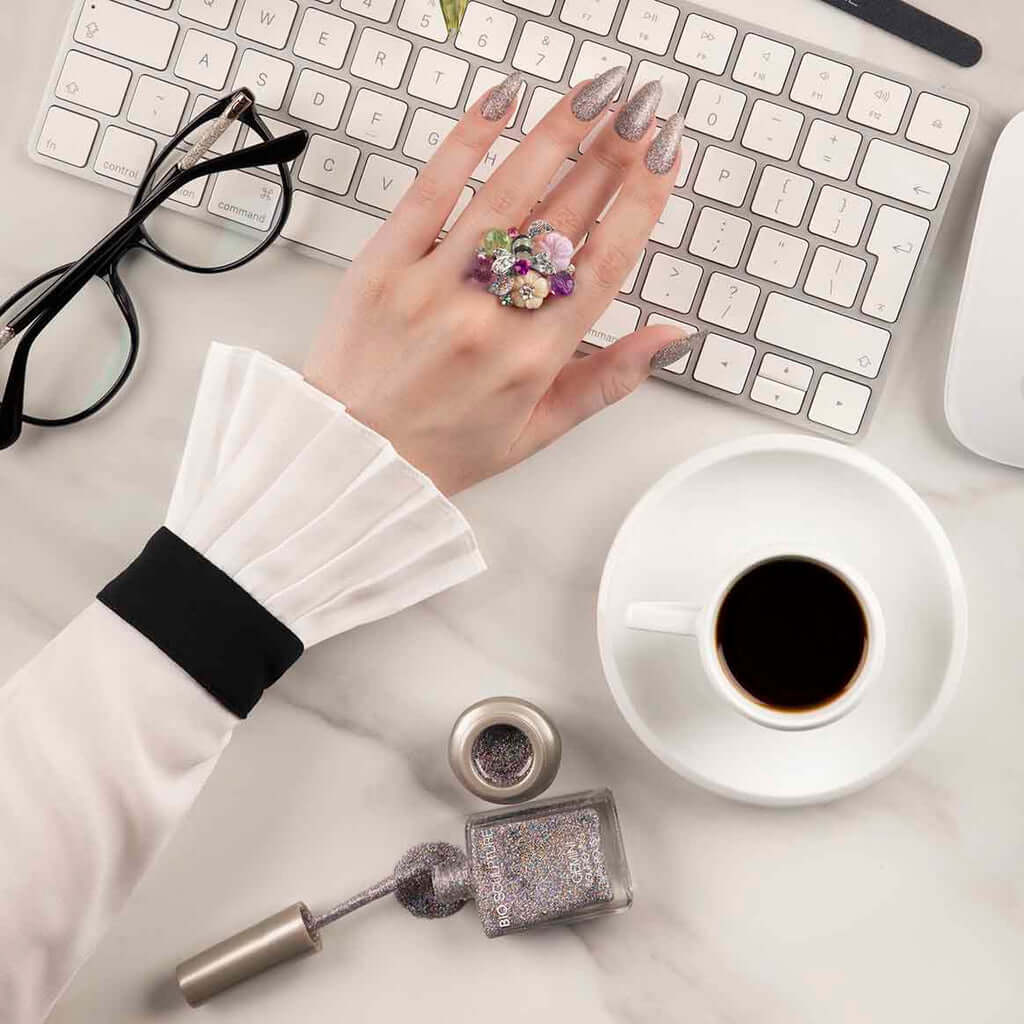 0272 Popping Petals - BIOGEL BIOGEL BIOGEL Gelsystem Mehrfarbig mit feinem Glitzer Hergestellt in SüdafrikaBIOGEL by Bio Sculpture Bio Sculpture