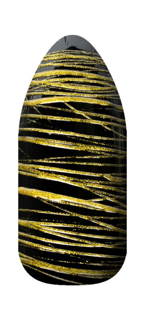 Gold Threading Gel - BIOGEL BIOGEL BIOGEL Base Threading Gel Gold Das zähflüssige Gel lässt sich in hauchdünnen Fäden auf dem Nagel verarbeiten. Verarbeitungs-Hinweis: - Tragen Sie das Gel auf das ausgehärtete und abgereinigte Farbgel auf. - Verwenden Sie