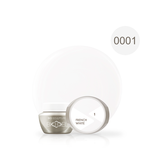 0001 French White - BIOGEL | Bio Sculpture