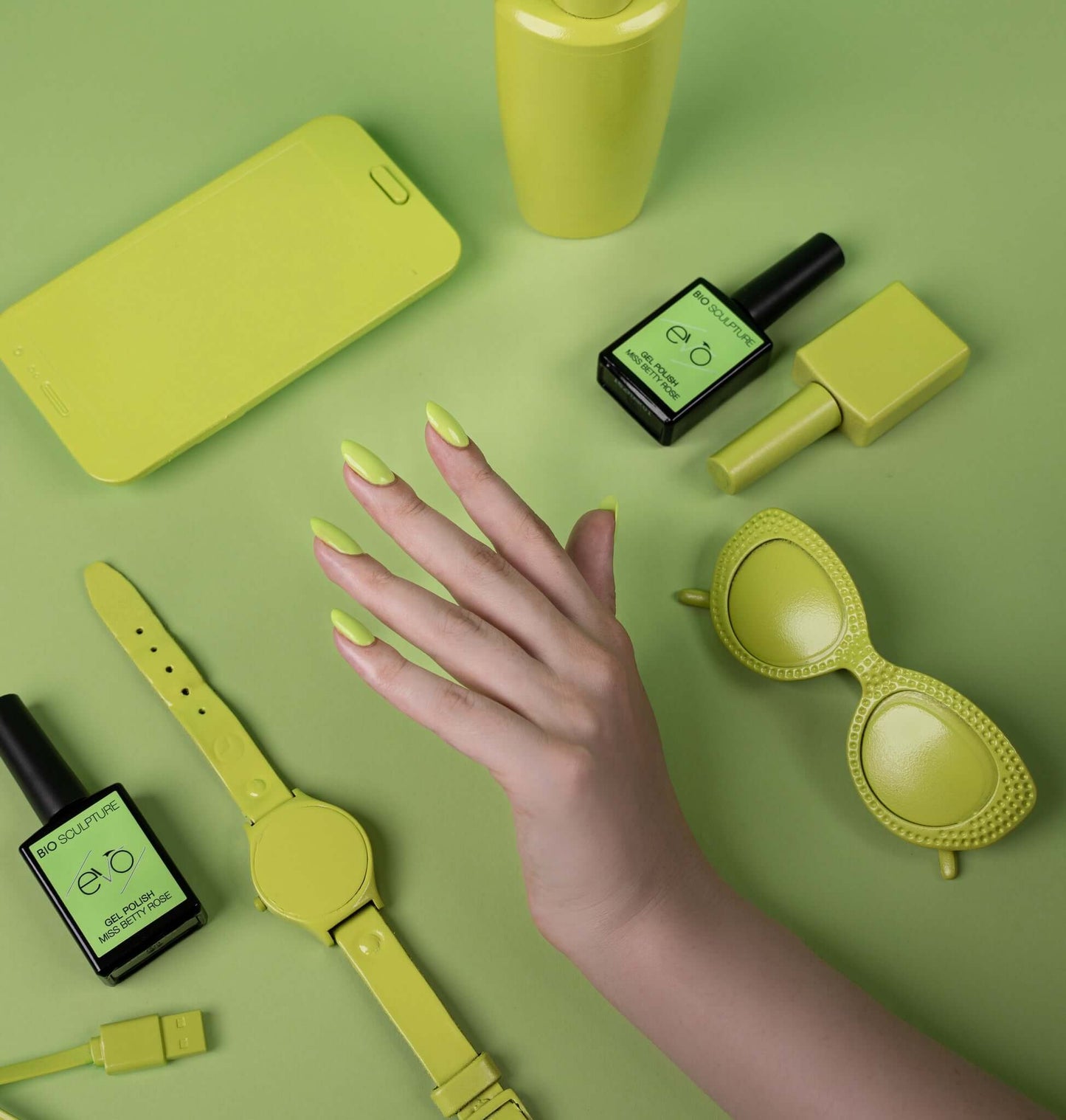 0162 MISS BETTY ROSE - EVO EVO EVO Gellack Hergestellt in Südafrika.EVO by Bio Sculpture Bio Sculpture