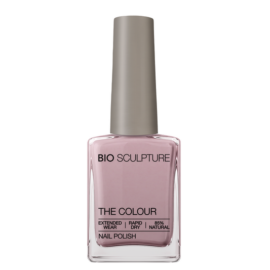 Strawberry French Nail Polish – Bio Sculpture Produktflasche; Farbton ein transparentes Naturrosa mit sanftem Schimmer