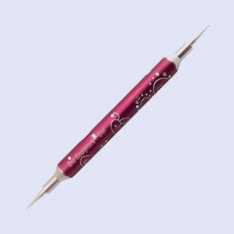 Dotting Tool Purple Pinsel & Tools Dotting Tool Purple Nail Art-Werkzeug zum Erstellen von Mustern, Punkten und Linien, zum Zeichnen der Smile-Linie bei French-Modellagen Bio Sculpture