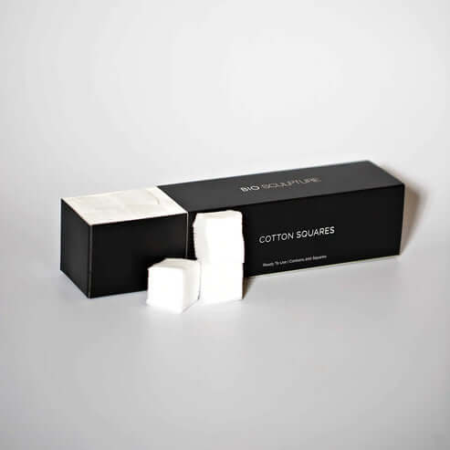 Baumwollquadrate | Cotton Squares Baumwoll Reinigungstücher - zum reinigen der Naturnägel und zum Entfernen der Dispersionsschicht Inhalt - 200 Stück Bio Sculpture