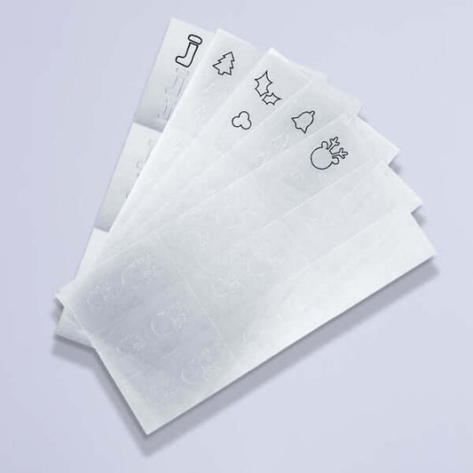 Schablone Festive Collection Nail Art Schablone Festive Collection Bio Sculpture