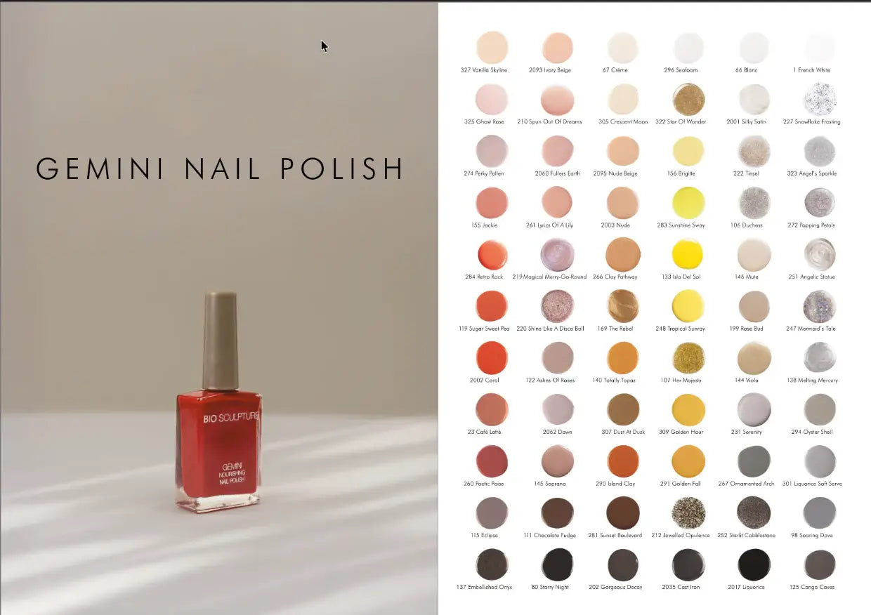 BIO Sculpture Colour Catalogue