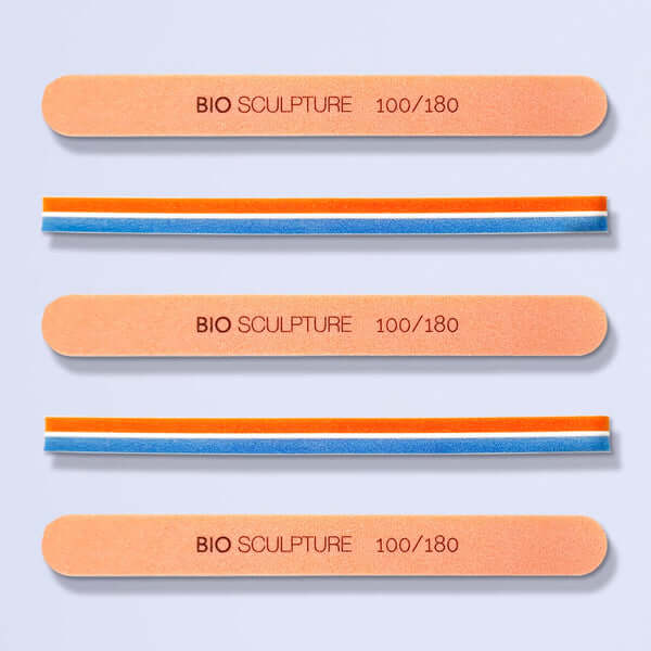 Sponge Board 100/180 Nagelfeilen Feile mit grober / mittlerer 100er / 180er Körnung Bio Sculpture