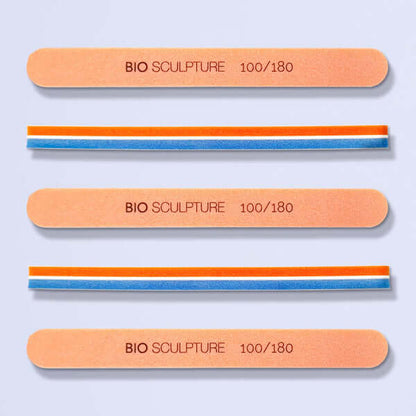 Sponge Board 100/180 Nagelfeilen Feile mit grober / mittlerer 100er / 180er Körnung Bio Sculpture