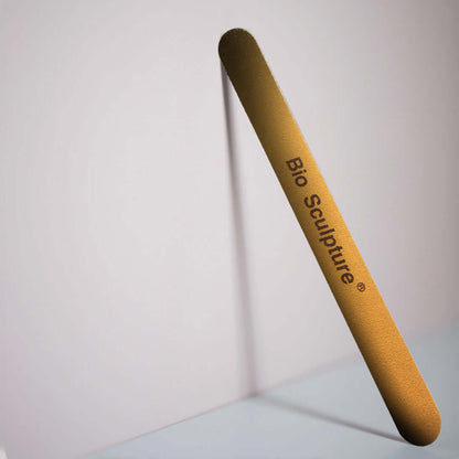 Gold File 100/100 Nagelfeilen Sandblattfeile mit grober 100er Körnung Inhalt - 1 Stück Bio Sculpture