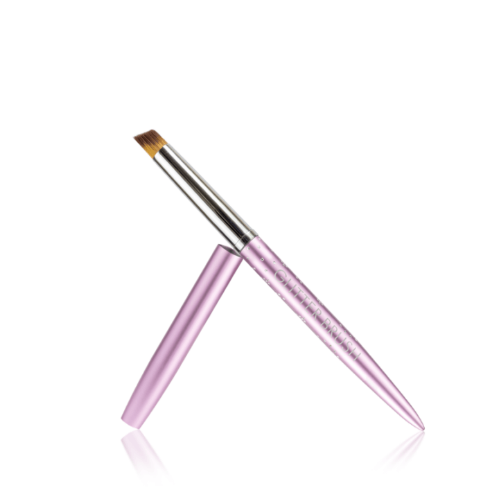 Glitter Application Brush Pinsel & Tools Abgeschrägte Pinselspitze erleichtert das Auftragen von Glitter Bio Sculpture