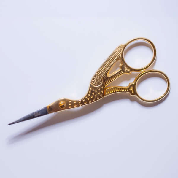 Fine Blade Gold Stork Scissors Nagelscheren & Nagelknips Fine Blade Gold Stork Scissors - Feine Nagelschere Bio Sculpture