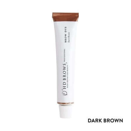 Brow Dye HD Brows Augenbrauenfarbe Exklusive Haartönung für die Augenbrauen, die bis zu 5 Wochen hält. Nur für den professionellen Gebrauch. Befolgen Sie die Anweisungen sorgfältig. Inhalt 20 ml HD Brows