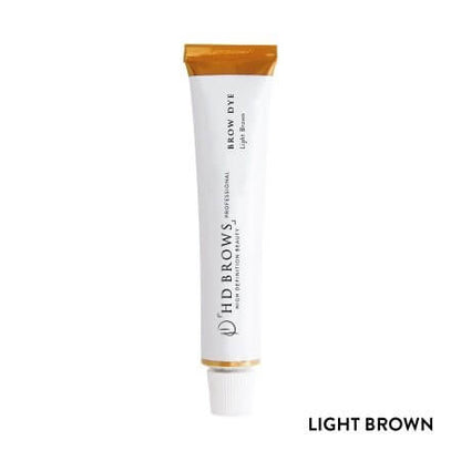 Brow Dye HD Brows Augenbrauenfarbe Exklusive Haartönung für die Augenbrauen, die bis zu 5 Wochen hält. Nur für den professionellen Gebrauch. Befolgen Sie die Anweisungen sorgfältig. Inhalt 20 ml HD Brows