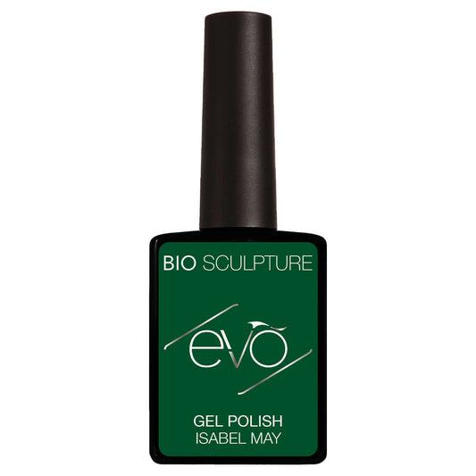 0158 Isabel May - EVO EVO EVO GellackDer perfekteste universelle, tiefdunkle Grünton Sieht das ganze Jahr über wunderschön aus, Frühling/Sommer und Herbst/Winter Hergestellt in Südafrika.EVO by Bio Sculpture Bio Sculpture