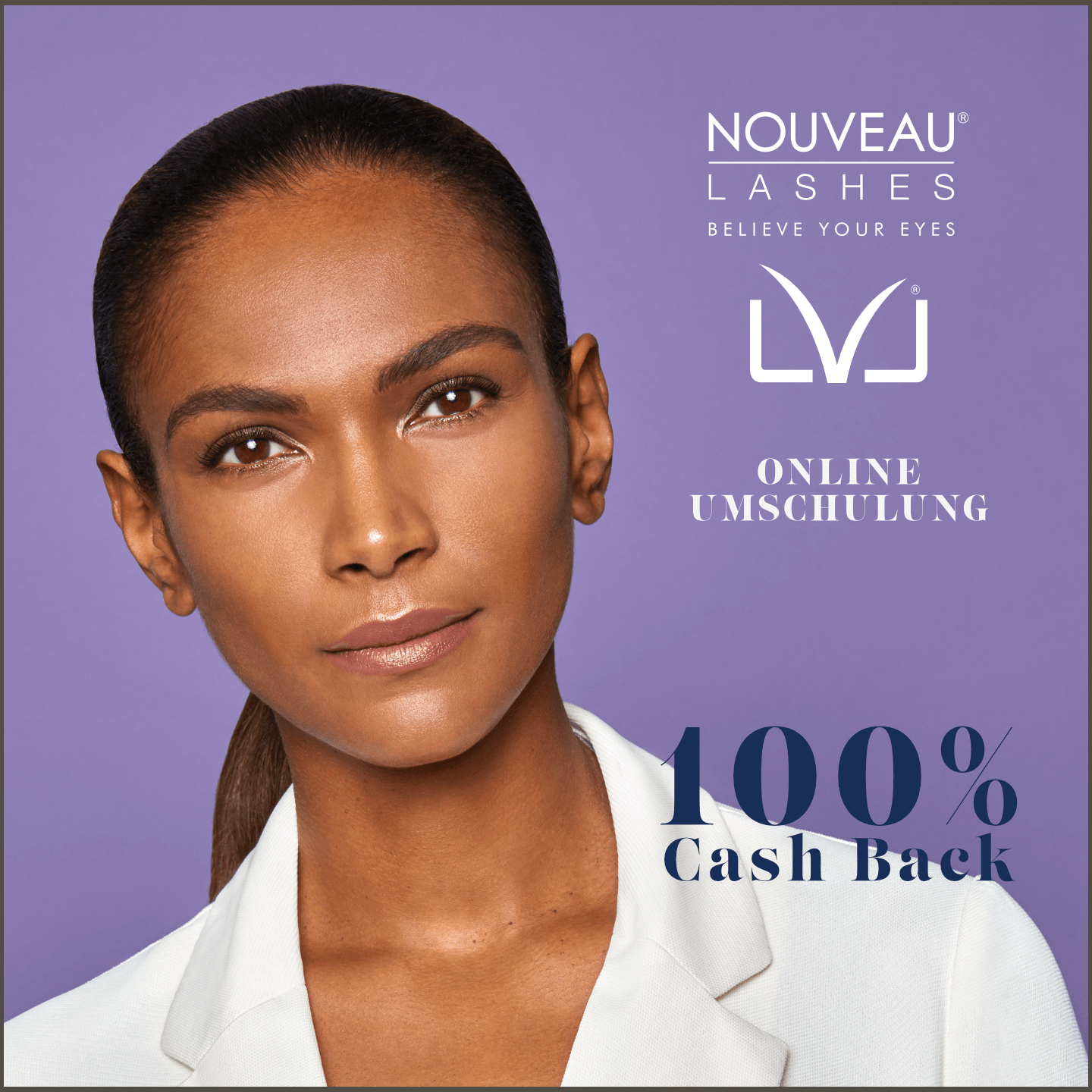 Wimpernlifting LVL - ONLINE Umschulung Schulung Nouveau Lashes LVL Wimpernlifting - Online Umschulung Onlinekurs für Umschulung 2-3 Stunden mit offizieller NOUVEAU LASHES Zertifizierung. Zudem erhalten Sie kostenloses digitales Marketing Material für Ihre