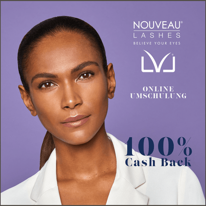 Wimpernlifting LVL - ONLINE Umschulung Schulung Nouveau Lashes LVL Wimpernlifting - Online Umschulung Onlinekurs für Umschulung 2-3 Stunden mit offizieller NOUVEAU LASHES Zertifizierung. Zudem erhalten Sie kostenloses digitales Marketing Material für Ihre