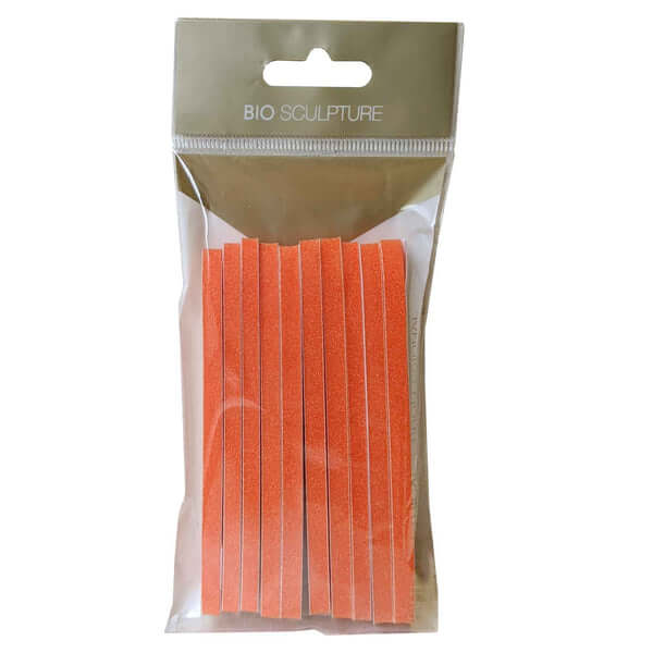 Orange Spear Patches 100/100 Nagelfeilen Einweg-Feilenaufsatz für die Multi-Feile mit 100er Körnung Inhalt - 10 Stück Bio Sculpture
