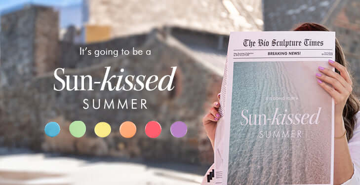 EVO Sun-kissed Summer Collection EVO Collection EVO Sonnengeküsste SommerkollektionDie Quintessenz der Sommernuancen Kostenlos erhalten Sie:6 x Colour Stix - 1 pro EVO Gel Farbe aus der Collection Bio Sculpture