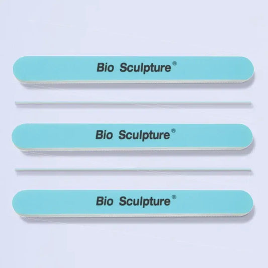 Turquoise Shiner 400/3000 Nagelfeilen Polierfeile - schafft mühelos hochglänzende Naturnägel mit einer 400er / 3000er Körnung. Bio Sculpture