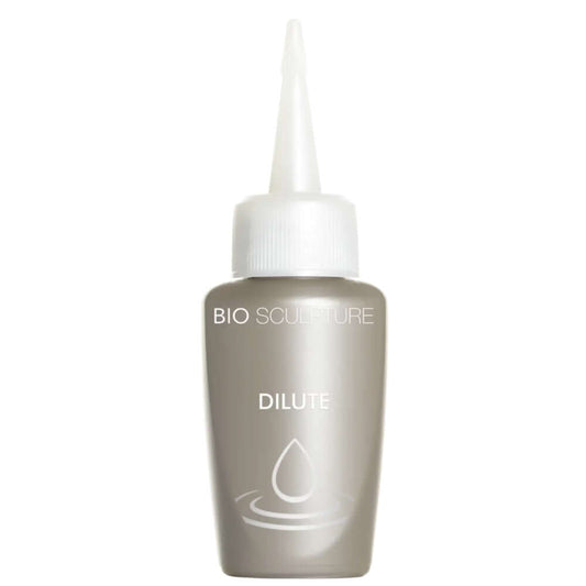 Nagellackverdünner Dilute Flüssigkeiten Mit wenigen Tropfen Dilute können Sie Nagellacke, die durch Verdunsten etwas fest geworden sind, wieder flüssig machen.Inhalt - 50ml Bio Sculpture