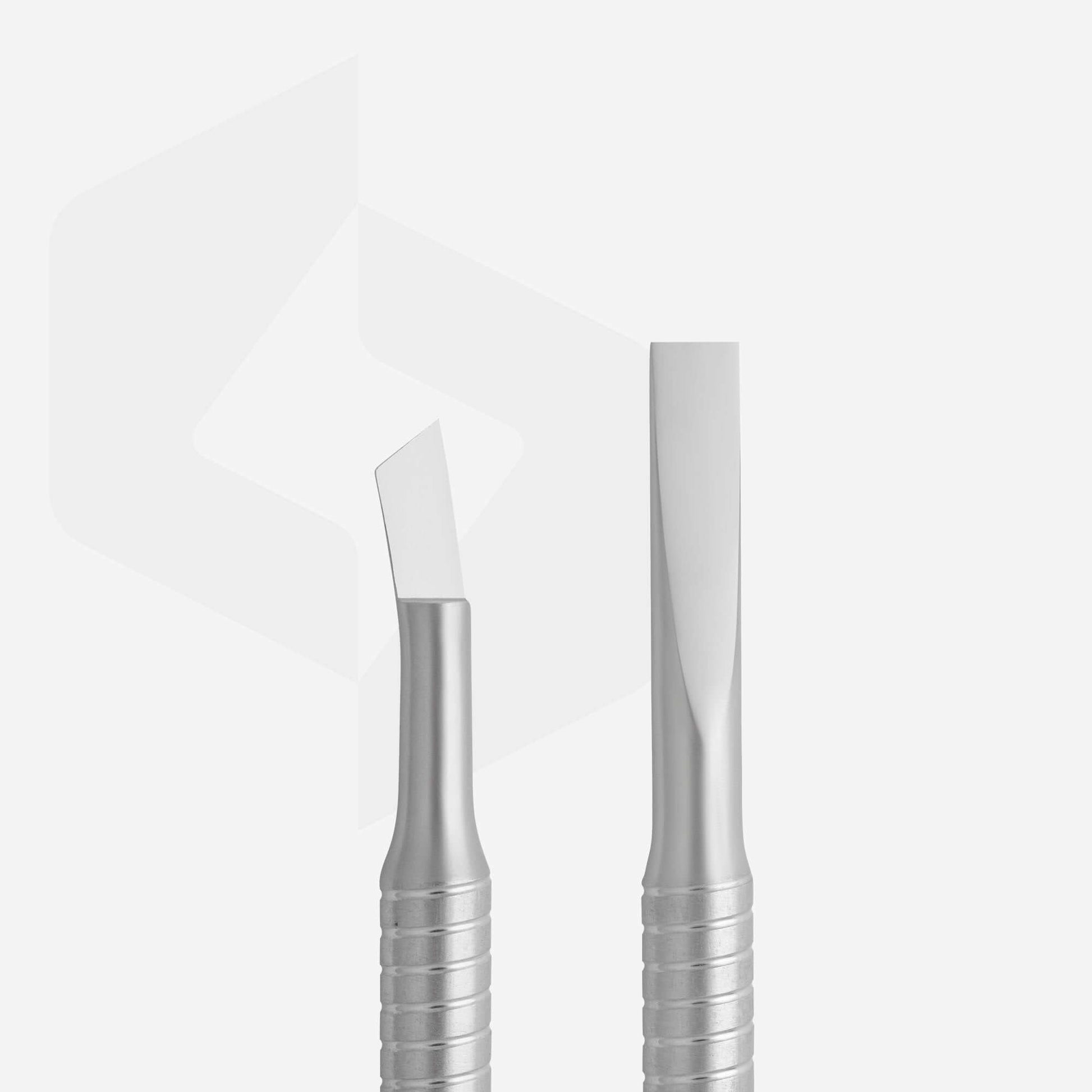 Nagelhaut Pusher - Beauty & Care 40 Type 1 Nagelscheren & Nagelknips Nagelhaut Pusher - STALEKS - Beauty & Care 40 Type 1Rechteckiger Schieber Und Gebogene Klinge HOCHWERTIGES MANIKÜRE-PEDIKÜRE-WERKZEUG Rechteckiger Drücker und Klinge. Professionelles man