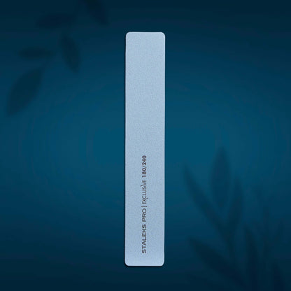 Nagelfeile 180/240 Grit - Pro Exclusive Nagelfeilen Mineralische breite, gerade Nagelfeile von Staleks Pro Exclusive, Körnung / Grit 180/240 STALEKS