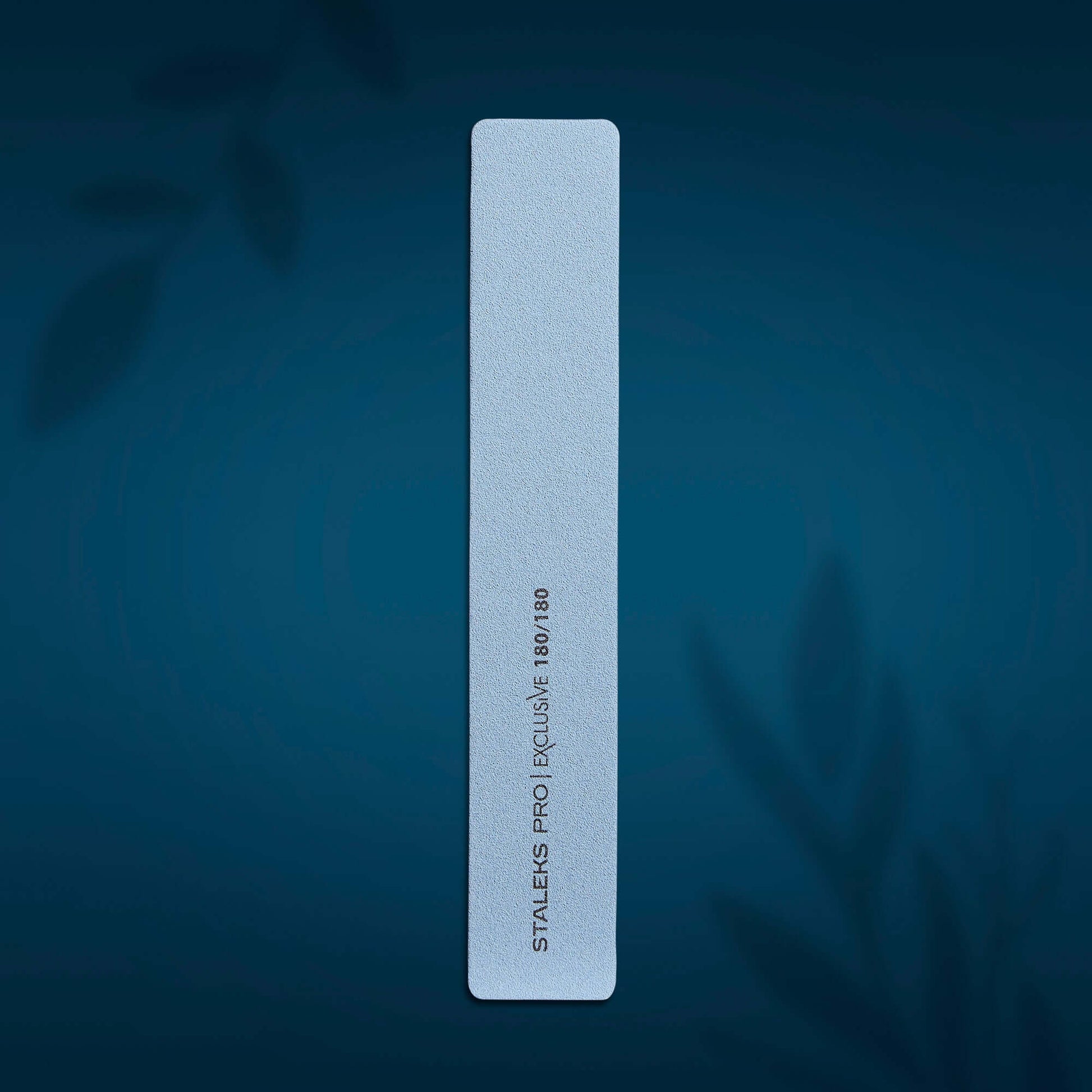 Nagelfeile 180/180 Grit - Pro Exclusive Nagelfeilen Mineralische breite, gerade Nagelfeile von Staleks Pro Exclusive, Körnung / Grit 180/180 STALEKS