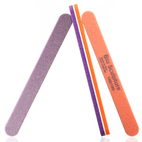 Sponge Board 100/180 Nagelfeilen Feile mit grober / mittlerer 100er / 180er Körnung Bio Sculpture