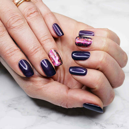 2019 Lavender Nights - GEMINI GEMINI GEMINI NagellackDunkles Violett mit blauem Unterton und Perlglanz Hergestellt in SüdafrikaGEMINI by Bio Sculpture Bio Sculpture