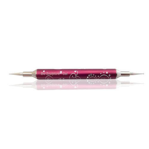 Dotting Tool Purple Pinsel & Tools Dotting Tool Purple Nail Art-Werkzeug zum Erstellen von Mustern, Punkten und Linien, zum Zeichnen der Smile-Linie bei French-Modellagen Bio Sculpture
