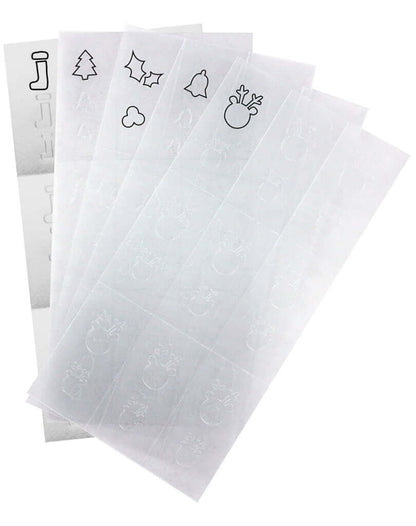 Schablone Festive Collection Nail Art Schablone Festive Collection Bio Sculpture