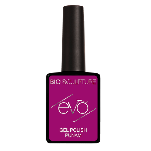 0125 Punam - EVO EVO EVO GellackEin satter, lebendiger rosa-lila Farbton Hergestellt in Südafrika.EVO by Bio Sculpture Bio Sculpture