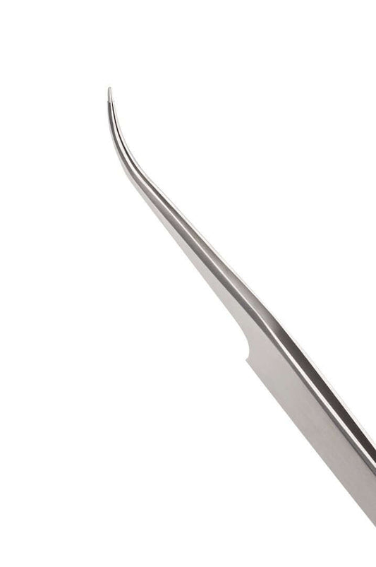 Präzisionspinzette - Superfein gebogen Pinzetten Diese Pinzette ist aus deutschem chirurgischem Edelstahl handgefertigt, für das Applizieren von Kunstwimpern bei 1:1 oder Volumen Wimpernverlängerungen sowie für das Separieren der Naturwimpern InhaltEine P