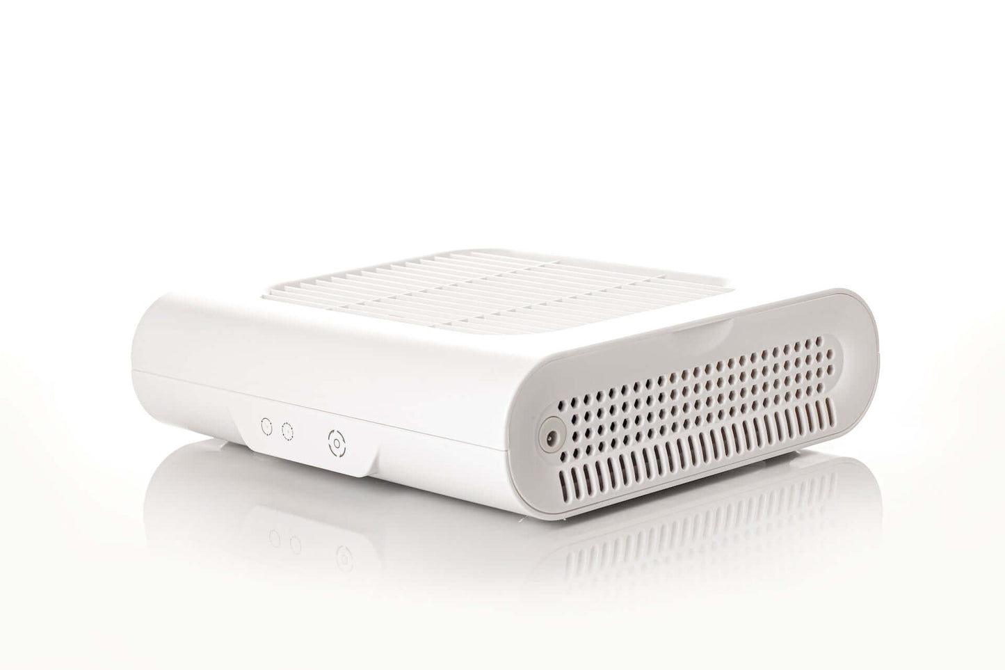 Dust Collector Nagelfräser & Tools Tischstaubsauger mit EU-Adapter STAUB ABSCHEIDER MIT EU-ADAPTER - Staubsauger mit Low / High / Off-Touch-Taste- Entworfen mit rotierendem Lüfter- Lüftergeschwindigkeit: 2000 U / min - 2800 U / min - AustauschbarerFilter-