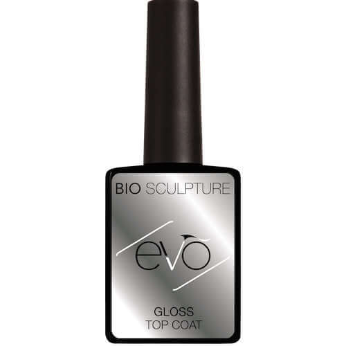 EVO Gloss Top Coat EVO Base Abschluss-Gel für Evo-Overlays Selbstglättend – für perfekte Oberflächen Langanhaltender Hochglanz Einfaches Ablösen 10 free 100 % vegan Ohne Tierversuche hergestellt Bio Sculpture