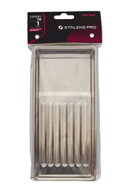 Tool tray EXPERT 10 TYPE 1 Instrumente & Zubehör Staleks Pro Maniküre Edelstahl Instrumente Tablett: Staleks Expert Werkzeugablage LE-10/1 Die perfekte Aufbewahrungsmethode für alle Ihre Instrumente Instrumentenschale aus medizinischem Edelstahl Tablett m