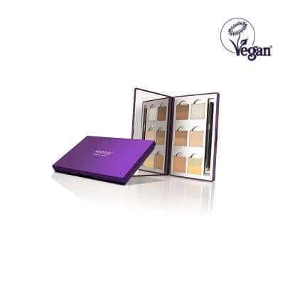 Professional Brow Sculpting Palette Brow Design Erstellen Sie mit der Professional Brow Sculpting Palette schöne und individuelle Augenbrauen. Die Farbe ist langlebig, wisch- und schweißfest und wasserfest. Die Palette enthält gelbe und grüne Korrekturfar