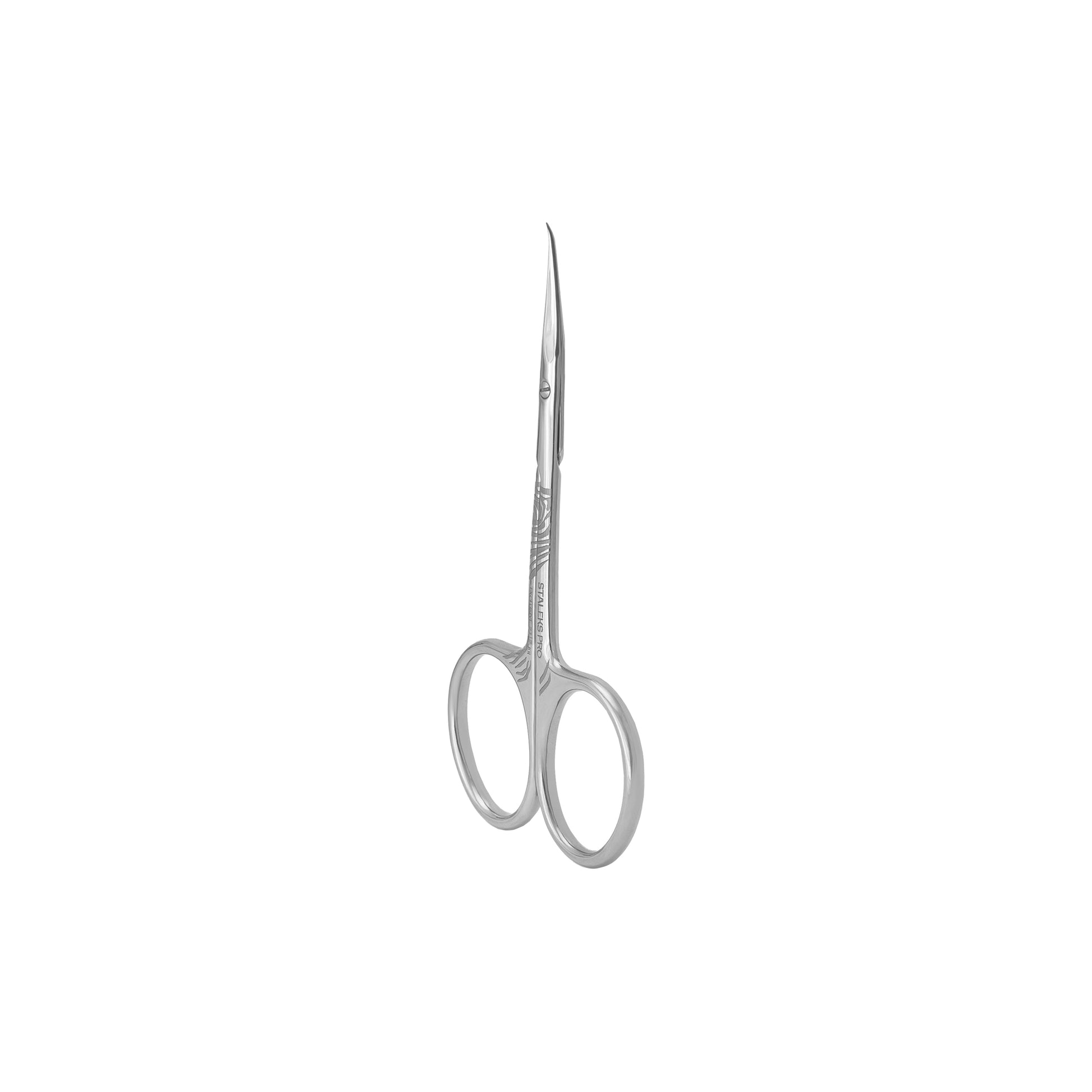Nagelhaut Schere - EXCLUSIVE 21 Type 2 Nagelscheren & Nagelknips Nagelhaut Schere / cuticle scissors EXCLUSIVE.21 TYPE 2 HOCHWERTIGES MANIKÜRE-PEDIKÜRE-WERKZEUG Verkürzte gebogene Griffe – für präzise Bewegungen des Technikers Hakenartige Wölbung an der S
