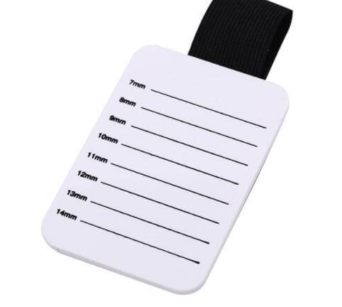 Wimpernextension Hand Palette Instrumente & Zubehör Wimpernextension Hand Palette 7 mm bis 14 mm. Grösse 10 cm x 8 cm Material: Acryl Nouveau Lashes