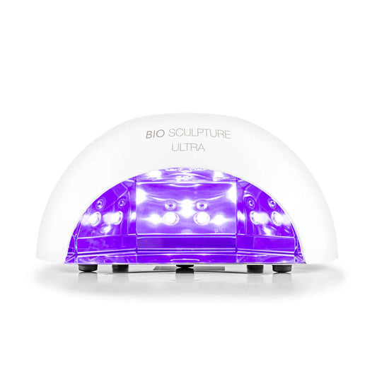 ULTRA LED Unit LED Lampen Wir stellen unsere brandneue professionelle Ultra-Härtungslampe vor.Speziell für die Sicherheit entwickelt, um die gesündeste Bio Sculpture- oder Evo Gel-Maniküre zu gewährleisten. Einzigartige Beschichtung erleichtert die Reinig