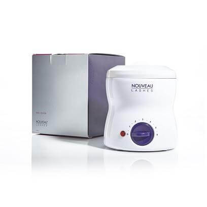 Wachs Station Brow Design Nouveau Lashes Wachs Station Geeignet zum Erhitzen von bis zu 400g Wachs Temperaturanzeigeleuchte Temperaturkontrollschalter Thermostat-Temperaturregelung CE-geprüft INHALT 1 Stück pro Packung Nouveau Lashes