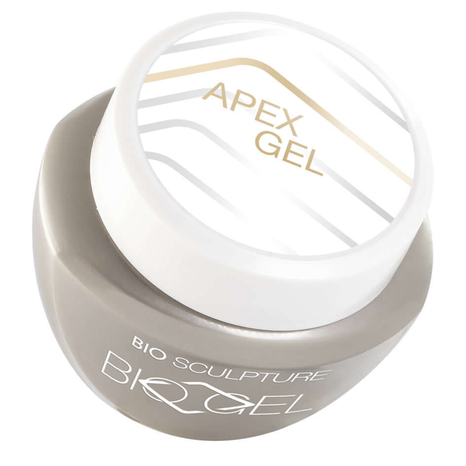APEX Gel - BIOGEL BIOGEL Base Nageltyp:Starke NägelFür mittellange bis lange Nägel und Skulpturen Eigenschaften:Stärke und Länge Vorteile:Dauerhafter Halt für starke Nägel Selbstnivellierend Einfaches Abziehen Methode der Anwendung:Stärke des oberen Bogen