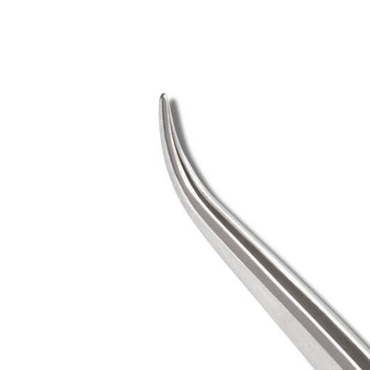Pinzette gross gebogen Pinzetten Diese Pinzette ist handgefertigt aus deutschem chirurgischem Edelstahl, die als isolierende Pinzette verwendet werden kann.InhaltEine Pinzette Nouveau Lashes