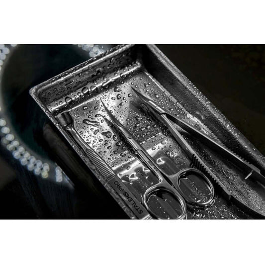 Tool tray EXPERT 10 TYPE 1 Instrumente & Zubehör Staleks Pro Maniküre Edelstahl Instrumente Tablett: Staleks Expert Werkzeugablage LE-10/1 Die perfekte Aufbewahrungsmethode für alle Ihre Instrumente Instrumentenschale aus medizinischem Edelstahl Tablett m