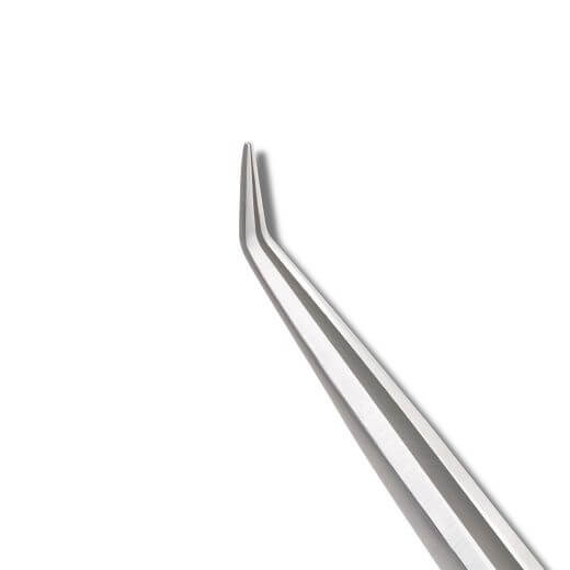 Pinzette Volumewinkel Pinzetten Diese Pinzette ist aus deutschem chirurgischem Edelstahl handgefertigt.Sie kann als isolierende Pinzette verwendet werden.InhaltEine Pinzette Nouveau Lashes